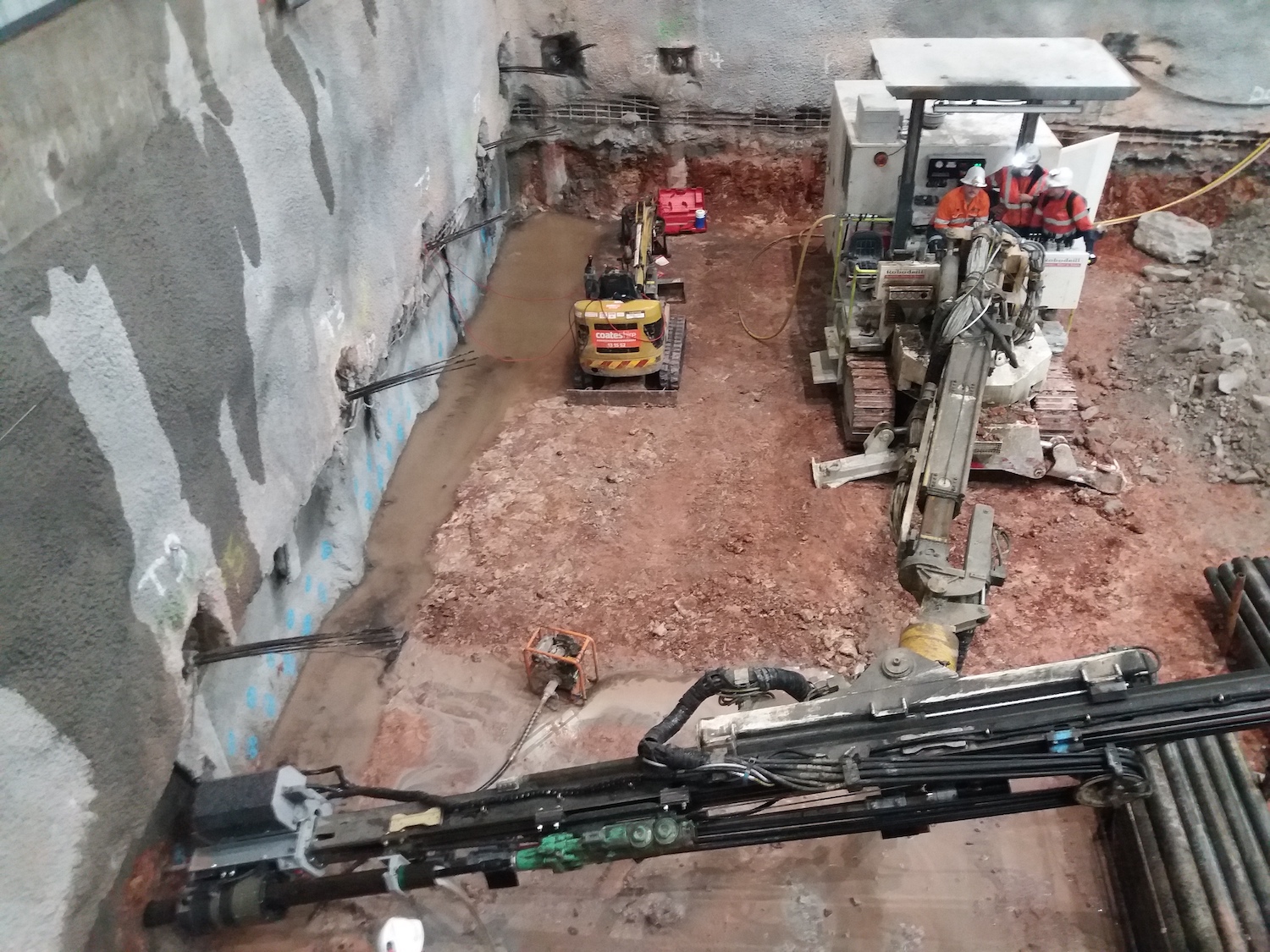 Sicherung eines Übergangs der Sydney Metro Pitt Street U-Bahn-Station mit dem AT – Rohrschirmsystem Sicherung eines Übergangs der Sydney Metro Pitt Street U-Bahn-Station mit dem AT – Rohrschirmsystem