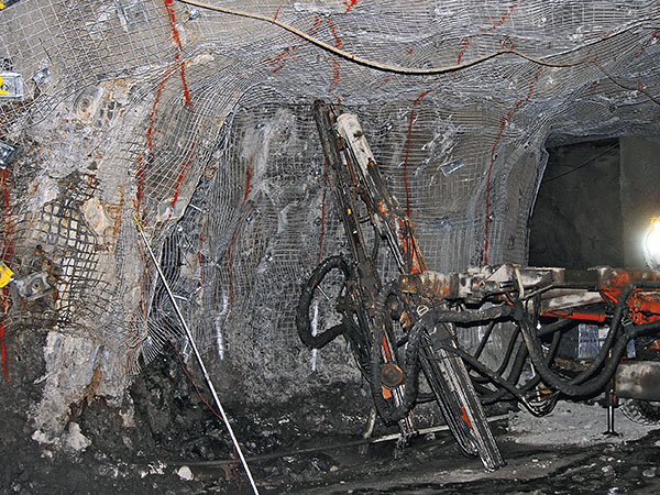 Corroded Mining Elements replaced with Double Corrosion Protected DSI Rock Bolts Corroded Mining Elements replaced with Double Corrosion Protected DSI Rock Bolts