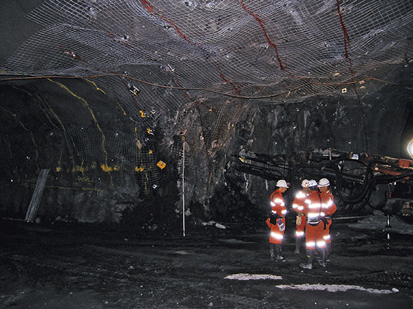 Corroded Mining Elements replaced with Double Corrosion Protected DSI Rock Bolts Corroded Mining Elements replaced with Double Corrosion Protected DSI Rock Bolts