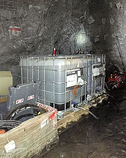 Safe Underground Impermeabilization: DSI Underground supplies Mineral Bond Silicate Resin to the Frasers Mine Safe Underground Impermeabilization: DSI Underground supplies Mineral Bond Silicate Resin to the Frasers Mine